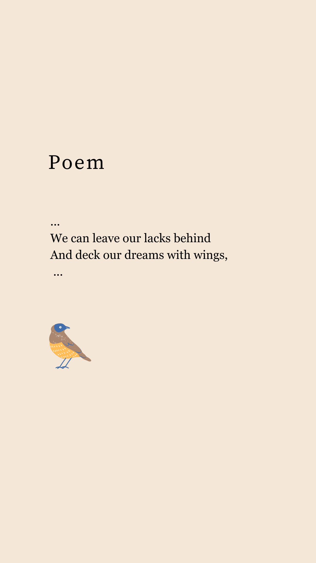 Poem: Dearest