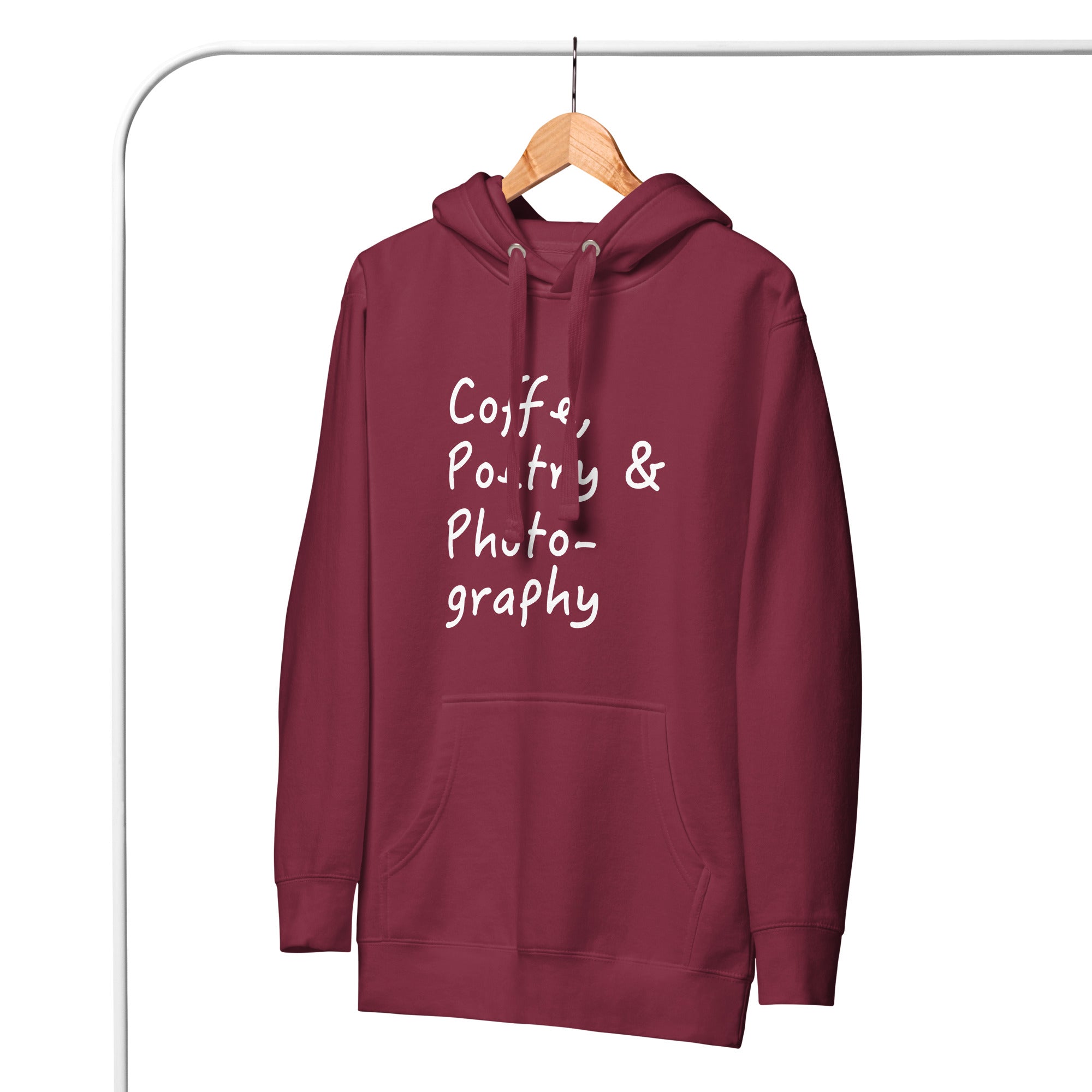 Coffe, Poetry, and Photography - Unisex Hoodie