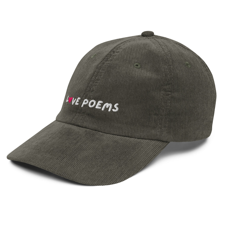 Love Poems - corduroy cap